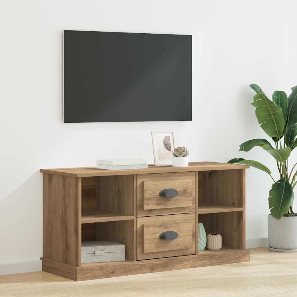 Meuble Tv 99,5 X 35,5 X 48 Cm Bois D'ingénierie