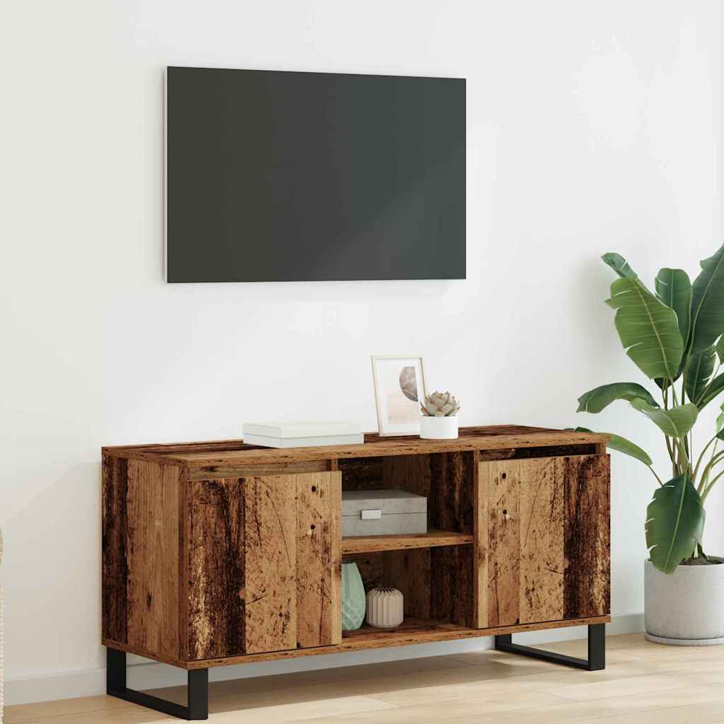 Meuble Tv 104 X 35 X 50 Cm Bois D'ingénierie