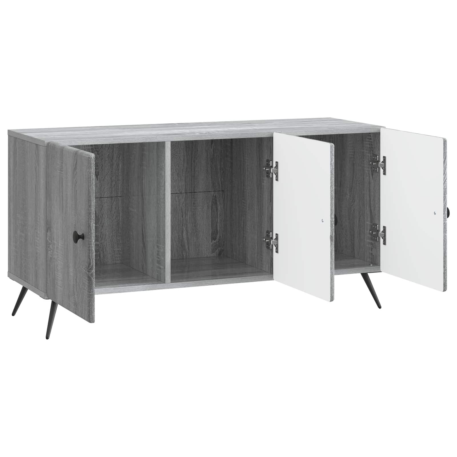 Meuble TV Sonoma gris 99 x 34,5 x 50 cm Bois d'ingénierie