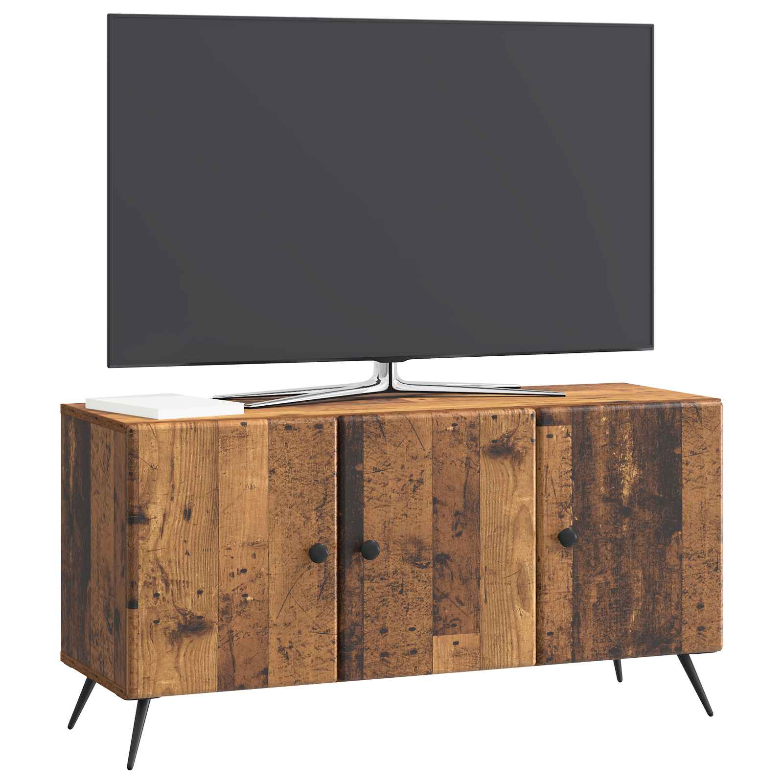 Meuble TV Bois ancien 99 x 34,5 x 50 cm Bois d'ingénierie