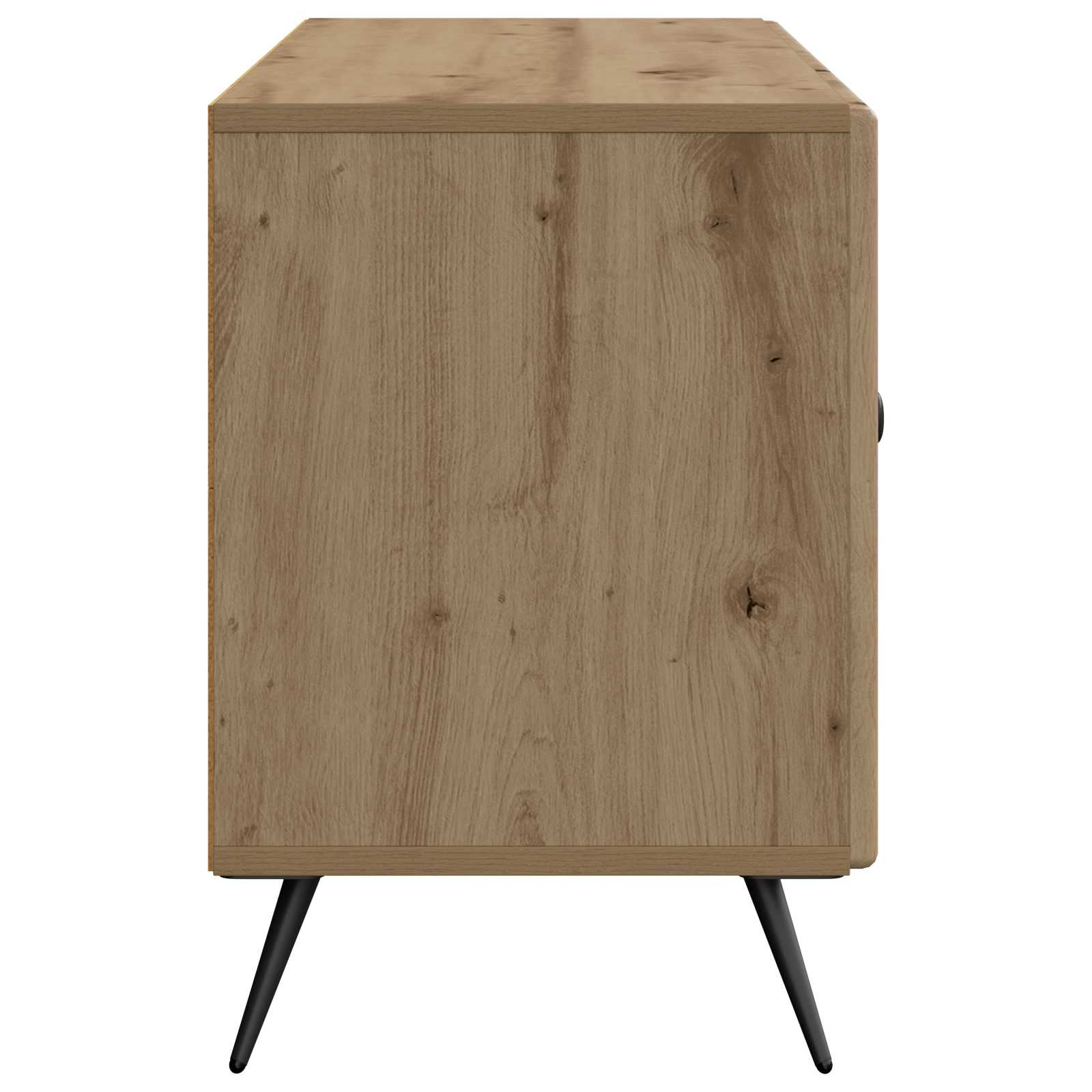 Meuble TV Chêne artisanal 99 x 34,5 x 50 cm Bois d'ingénierie