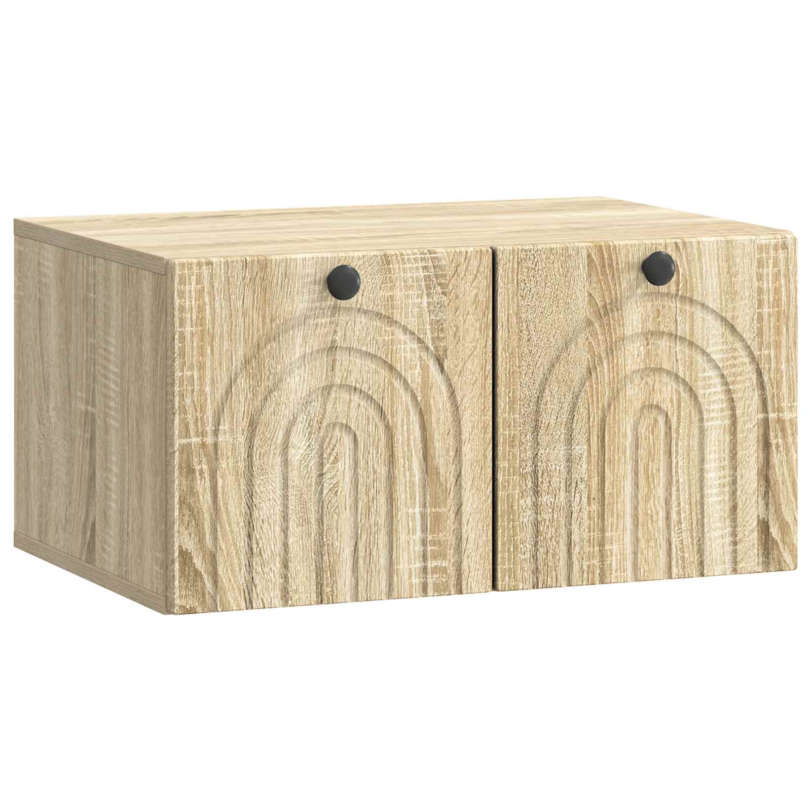 Meuble TV mural Montage mural Chêne Sonoma 59,5 x 41 x 30 cm