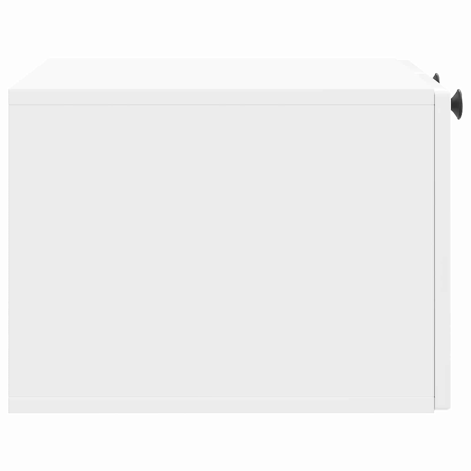 Meuble TV mural Montage mural Blanc brillant 59,5 x 41 x 30 cm