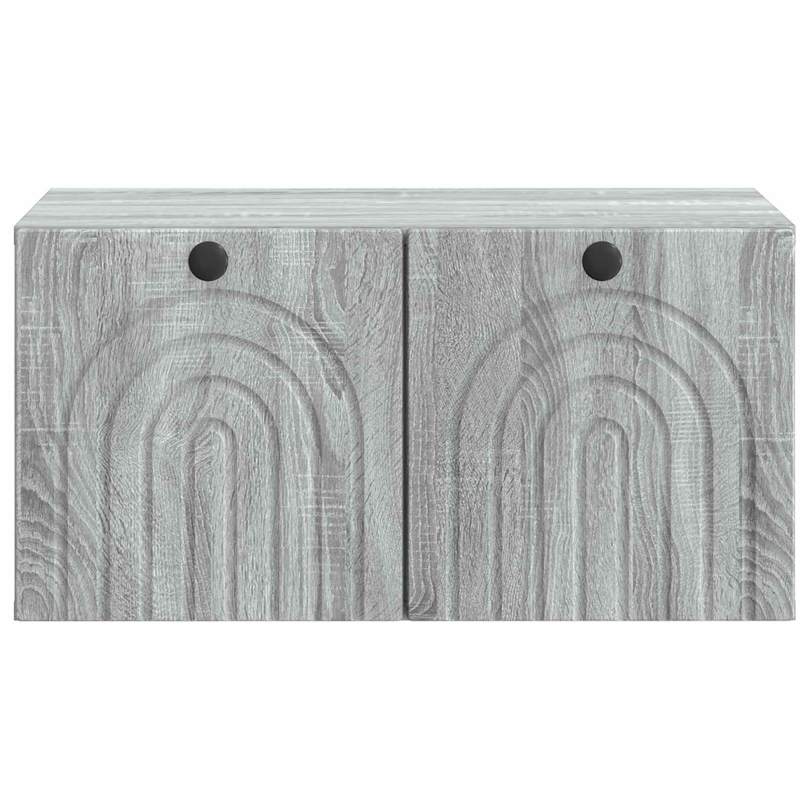 Meuble TV mural Sonoma gris 59,5 x 41 x 30 cm Bois d'ingénierie