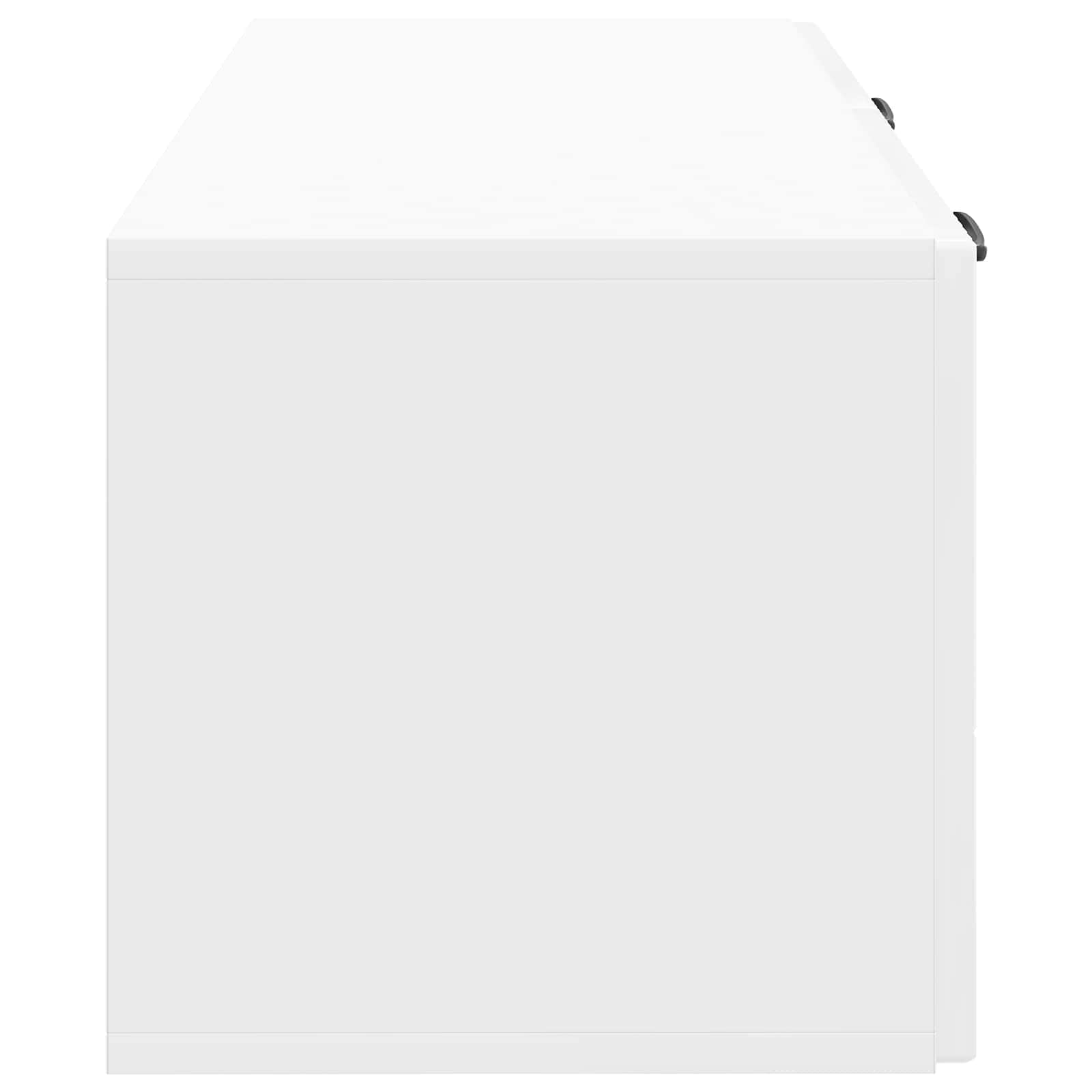 Meuble TV mural Montage mural Blanc brillant 78,5 x 31 x 30 cm