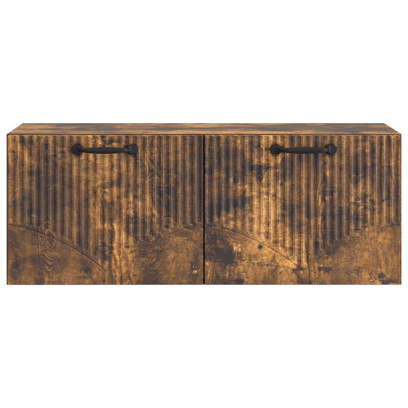 Meuble TV mural Chêne fumé 78,5 x 31 x 30 cm Bois d'ingénierie