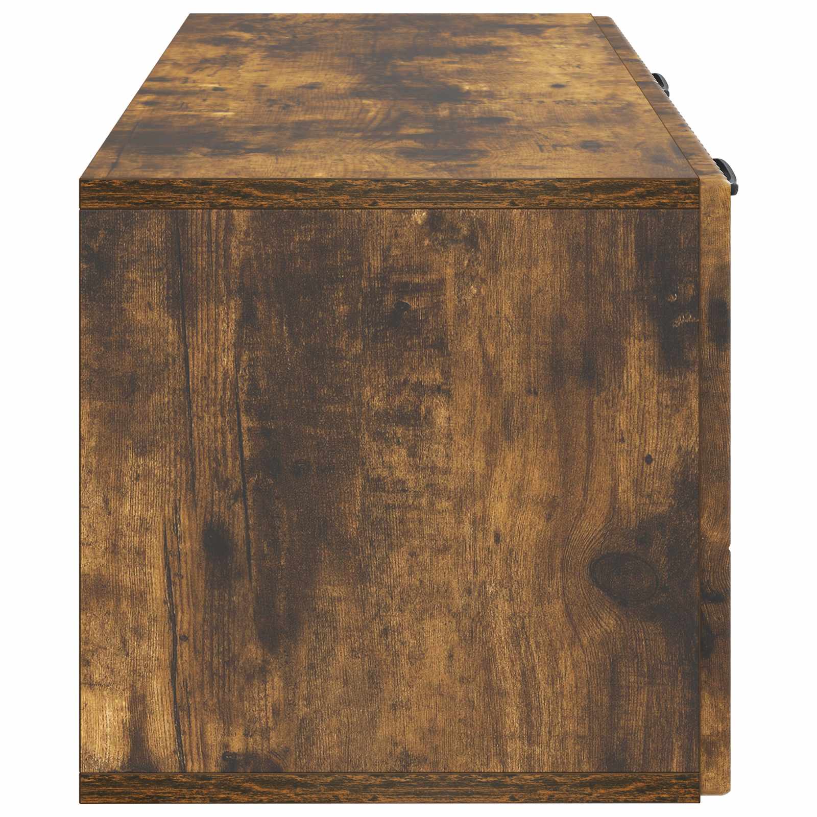 Meuble TV mural Chêne fumé 78,5 x 31 x 30 cm Bois d'ingénierie