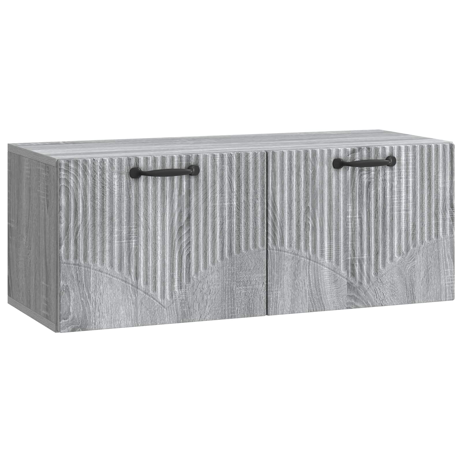 Meuble TV mural Sonoma gris 78,5 x 31 x 30 cm Bois d'ingénierie