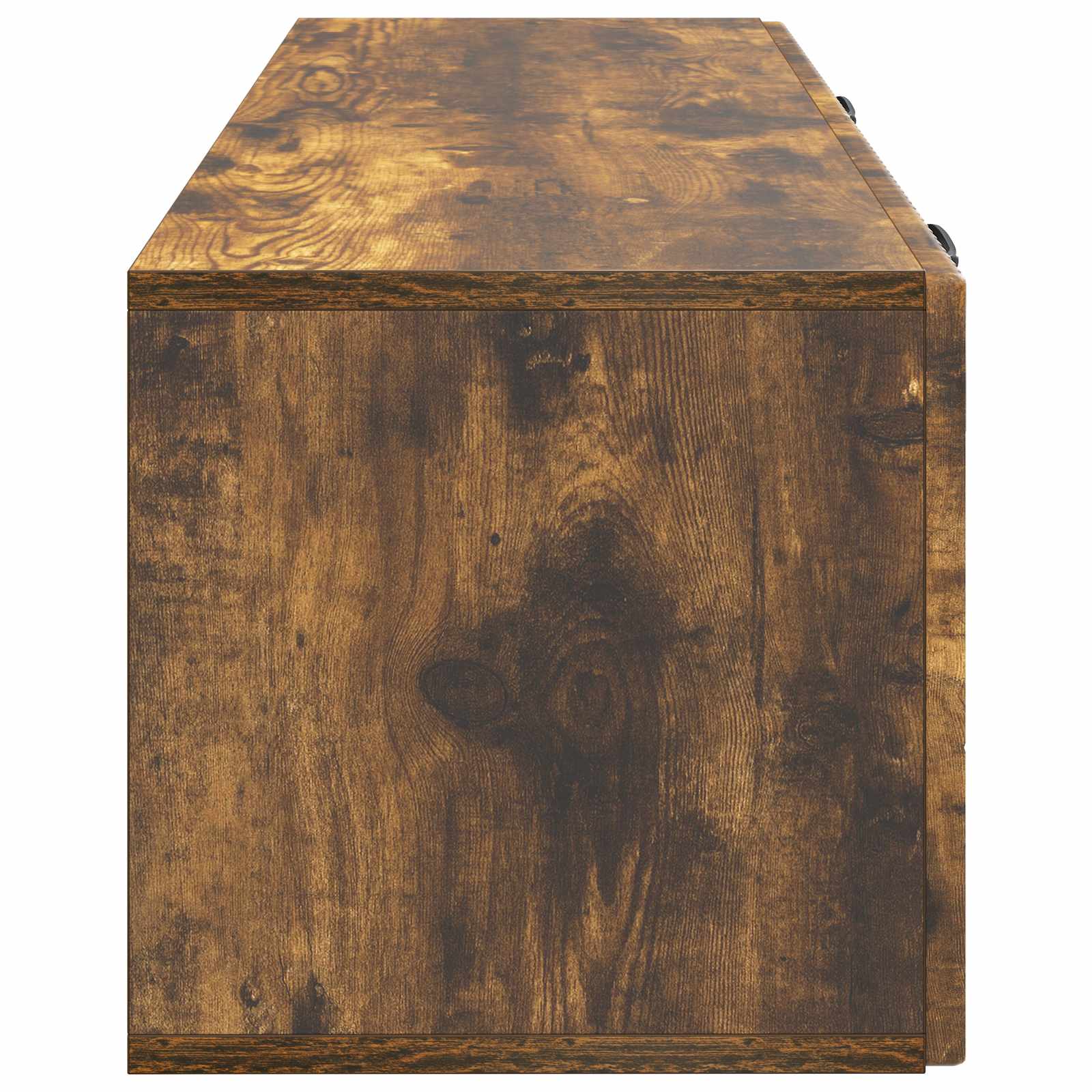 Meuble TV mural Chêne fumé 98 x 31 x 30 cm Bois d'ingénierie