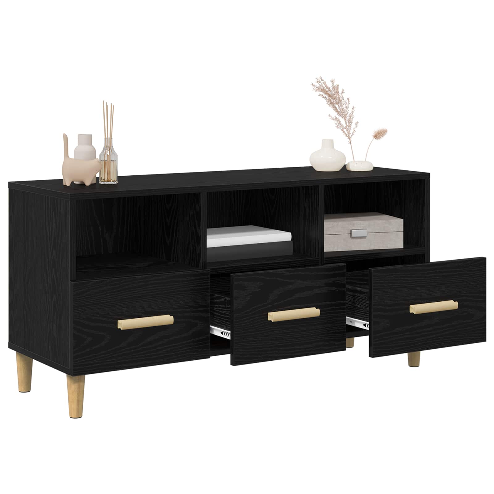 Meuble Tv 102 X 36 X 50 Cm Bois D'ingénierie