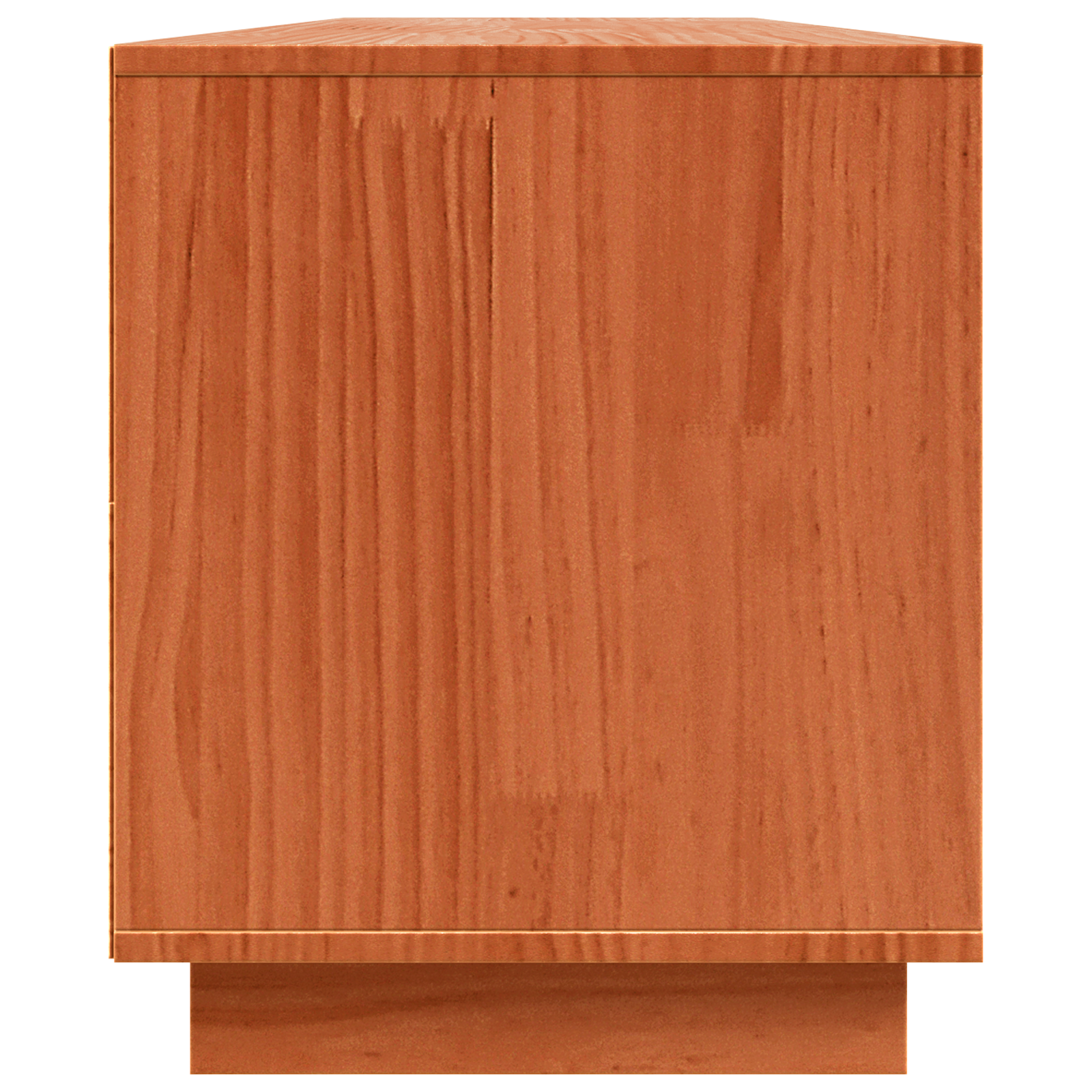 Meuble Tv Marron 156 X 37 X 45 Cm Bois D'ingénierie